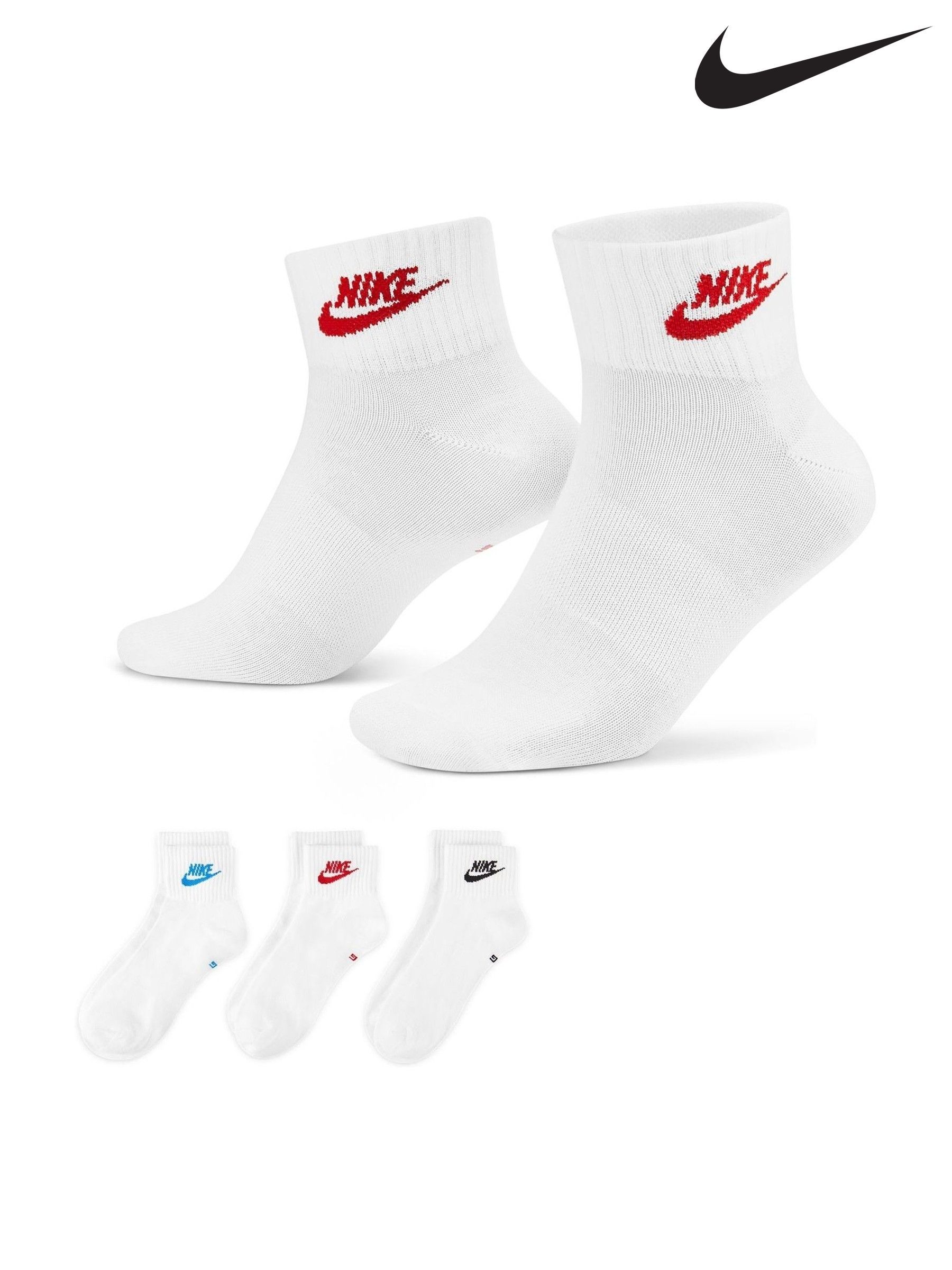 Socks Nike White Ankle Sock Print Girlsclothing Next Luxembourg