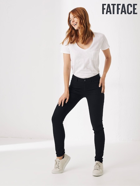 FatFace Black Five Pocket Jeggings (U47856) | $117