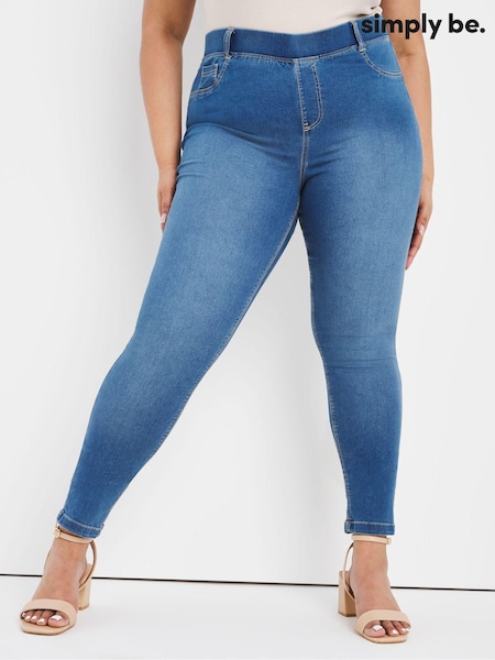 Simply Be Mid Amber Skinny Jeans (U48522) | €12
