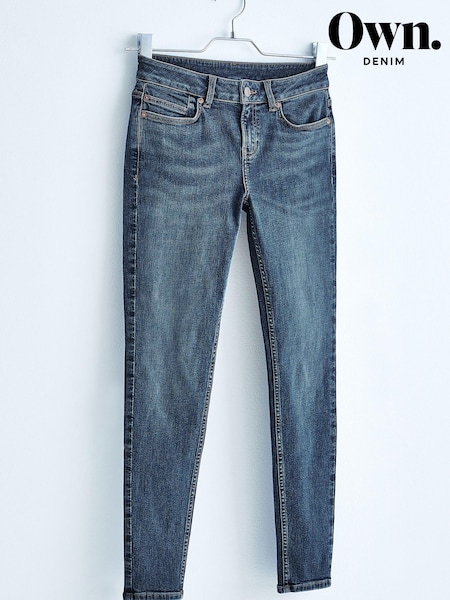 Own. Dark Blue Low Rise Skinny Jeans (U48674) | €21