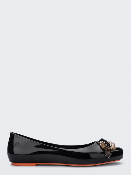 Melissa Aura Black Chain Pump Shoes (U48777) | €31
