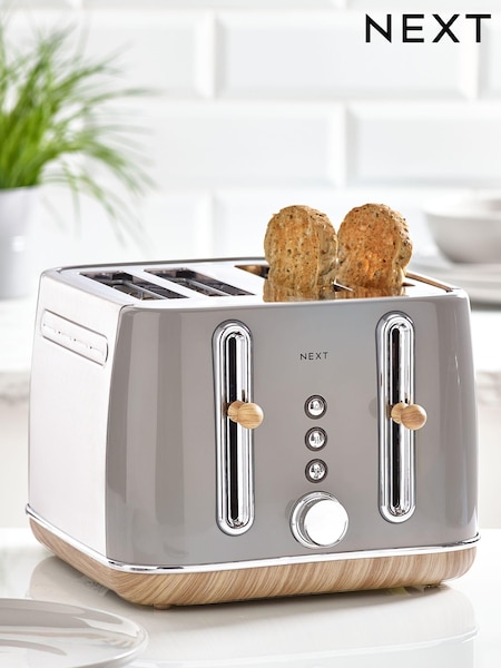 Dove Grey 4 Slice Malvern Toaster (U49576) | €72