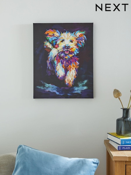 Small Charlie Cockapoo Dog Canvas Wall Art (U50001) | € 19