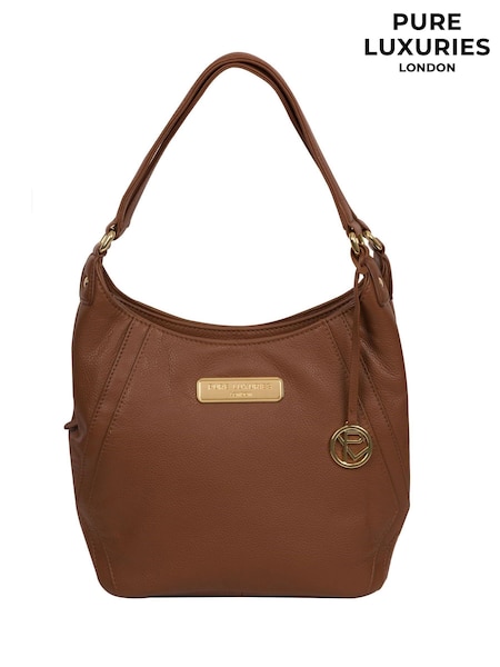 Pure Luxuries London Abigail Leather Shoulder Bag (U50262) | €78