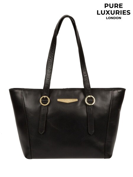 Pure Luxuries London Adelina Vegetable-tanned Leather Tote Bag (U50272) | ‏297‏₪