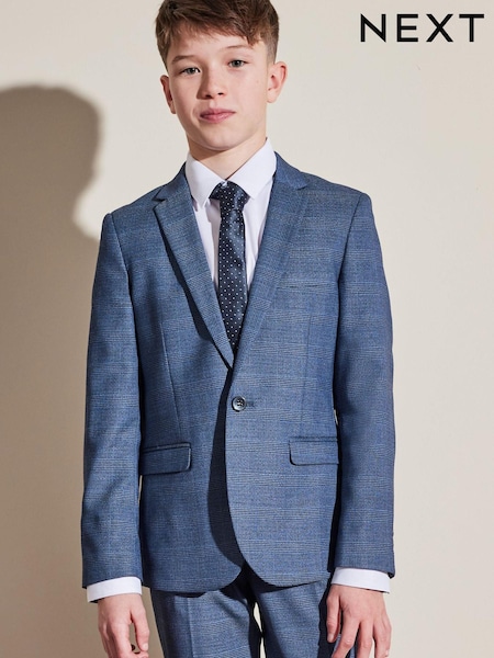 Bright Blue Check Suit: Jacket (3-16yrs) (U52539) | €44 - €50