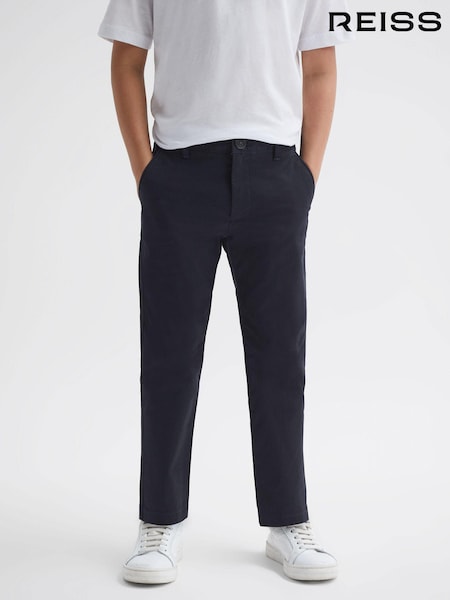Reiss Navy Pitch 3-9 yrs Slim Fit Casual Chinos (U52561) | AED230