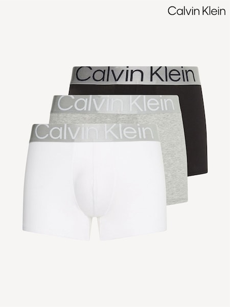 Grau - Calvin Klein Steel Boxers 3 Pack (U53212) | 72 €