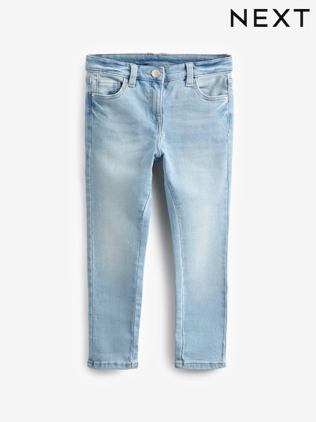 Denim Light Wash Regular Fit Skinny Jeans (3-16yrs) (U53754) | € 3 - € 4
