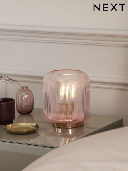 Rose Pink Evie Battery Operated Ambient Lamp (U53828) | €28