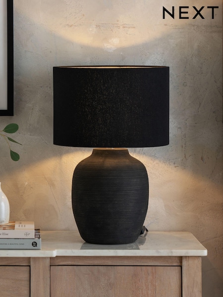 Black Fairford Large Table Lamp (U53847) | €92