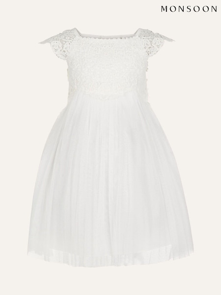 Monsoon Natural Baby Estella Dress (U53875) | AED320 - AED341