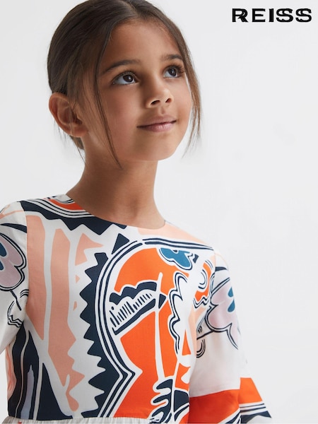 Reiss Coral April 9-14 yrs Printed Floaty Dress (U54601) | € 111