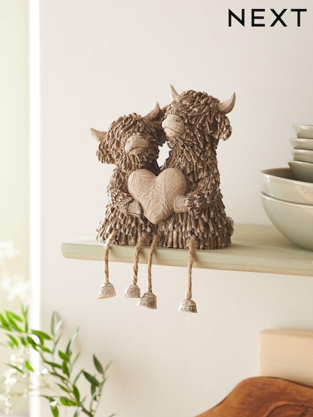 Brown Hamish The Highland Cow Ornament (U54683) | kr147