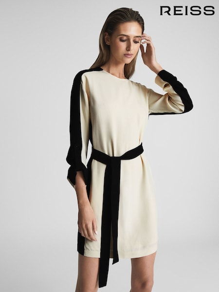 Reiss Skyler Colourblock Mini Dress (U55395) | R$ 1.955