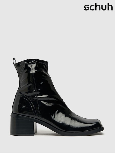 Черный - Schuh Blake Stretch Square Toe Boots (U55492) | €51