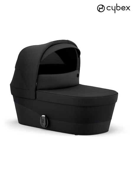 Cybex Black Gazelle S Single/Double Pram Carrycot - Deep Black (U55927) | €163