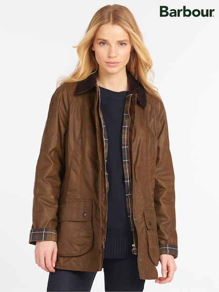 Barbour® Light Brown Beadnell Classic Wax Jacket (U57237) | €381