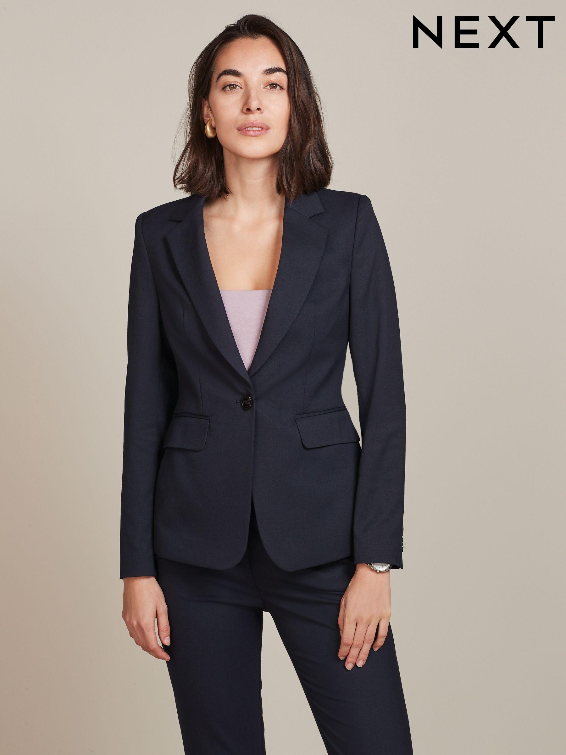 Next navy blue blazer discount
