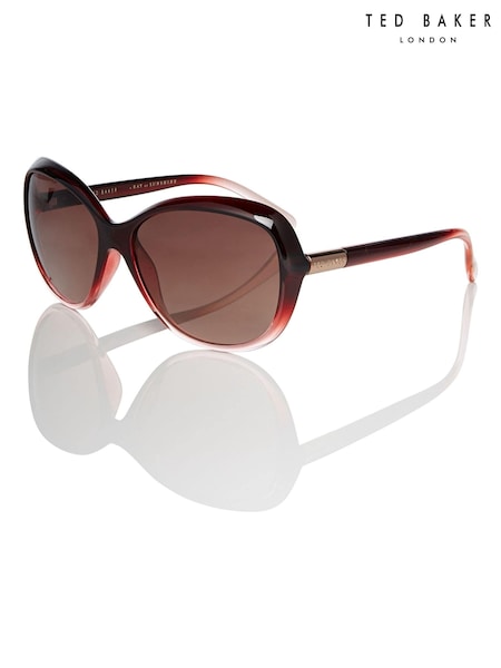 Gradient Vin Röd - Ted Baker Blair Fade Sunglasses (U58722) | kr1 470
