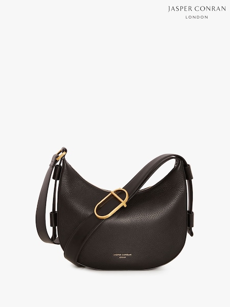 Jasper Conran London Beatrix Scoop Leather Cross-body Bag (U58807) | kr4 630