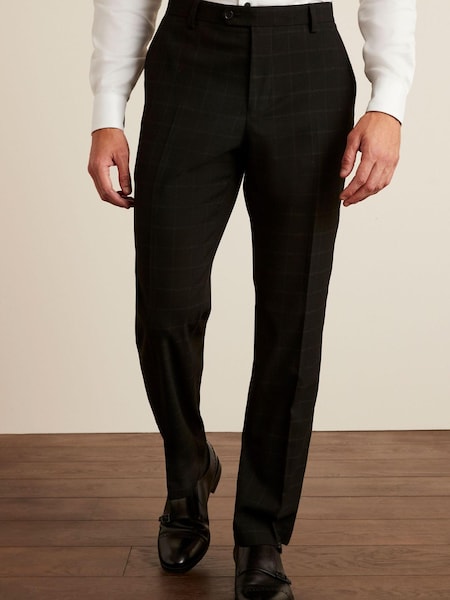 Черный - Check Suit: Trousers (U59729) | €15
