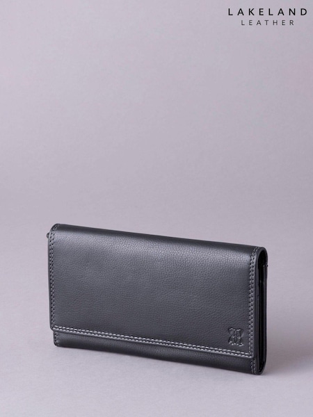 Lakeland Leather Black Large Purse (U5C015) | €44