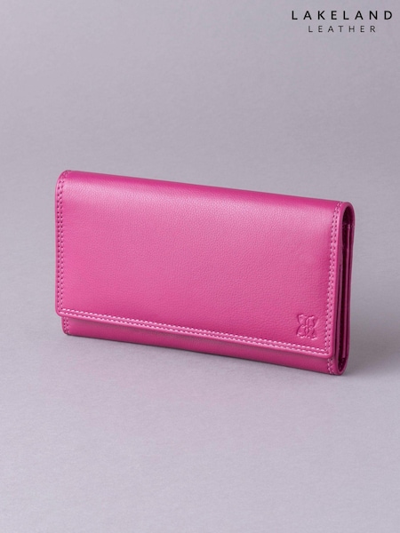 Lakeland Leather Cranberry Large Purse (U5J919) | €44