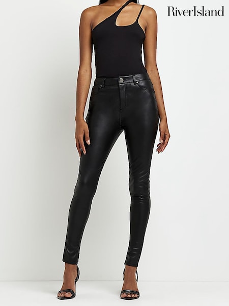 River Island Black Bum Sculpt Trousers (U60026) | €12.50