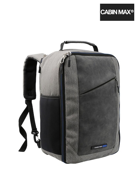 אפור כחול - Cabin Max Manhattan Cabin Travel Bag 40x20x25 Shoulder Bag And Backpack (U60337) | ‏176‏₪