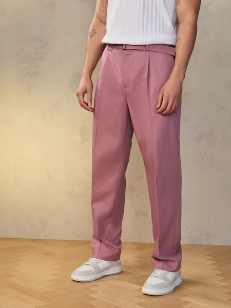 Pink EDIT Slouchy Style Suit Trousers (U60347) | 39 QAR