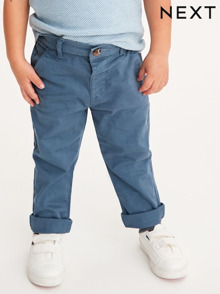 Blue Stretch Chinos Trousers (3mths-7yrs) (U60373) | R$ 105 - R$ 120