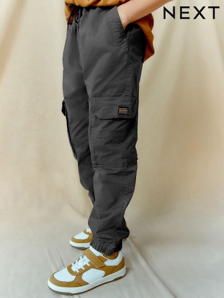 Gri cenuşiu - Pantaloni cargo (3-16ani) (U60491) | 119 LEI - 156 LEI