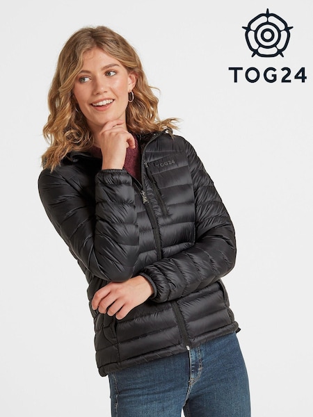 Tog 24 Black Drax Hooded Down Jacket (U60889) | AED320