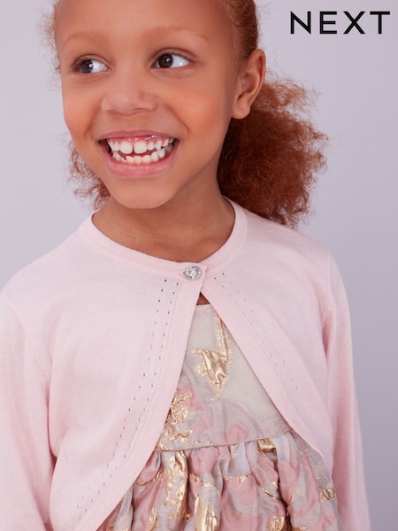 ורוד - Occasion Shrug Cardigan (3mths-16yrs) (U63467) | ‏42‏₪ - ‏71‏ ₪