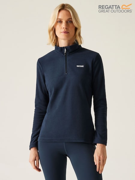 Regatta Navy Womens Sweetheart Lightweight Half-Zip Fleece (U63535) | €25