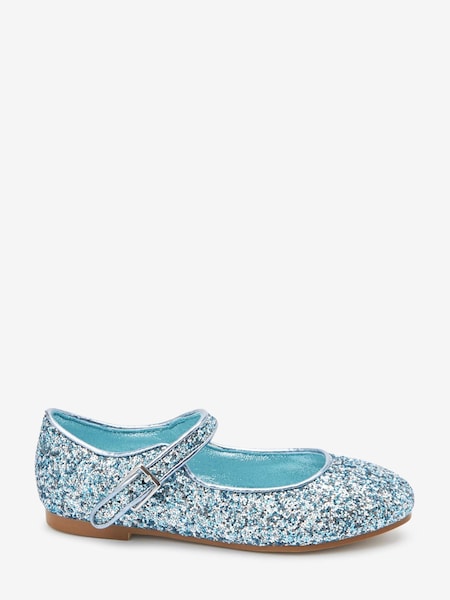 Blue Glitter Square Toe Mary Jane Shoes (U64155) | € 5 - € 8