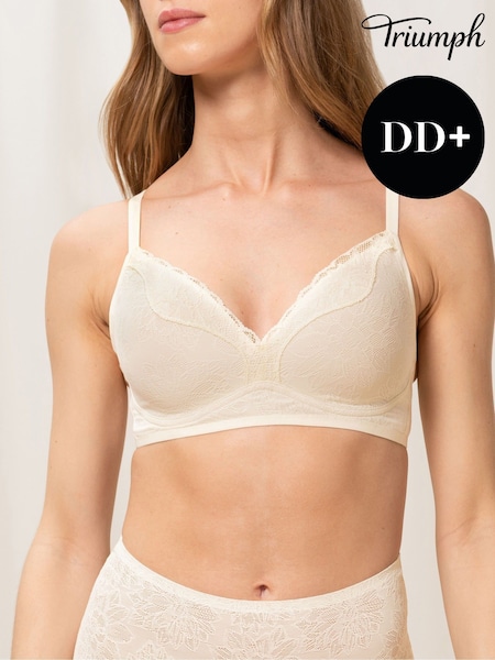 Triumph Cream Fit Smart Plunge Padded Bra (U64841) | €30