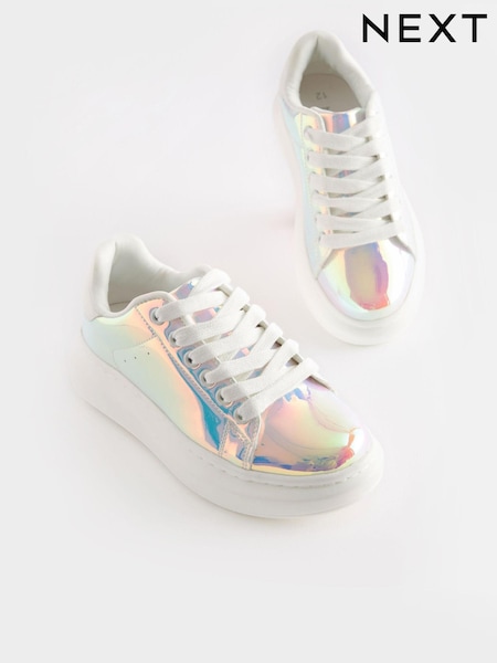 Mirror Metallic Chunky Sole Trainers (U66115) | € 5 - € 6