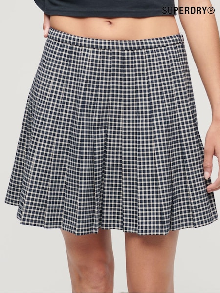 Superdry Vintage Womens Pleated Mini Skirt (U66383) | ‏176‏₪