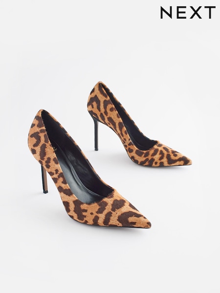 Leopardji potisk - Premium Forever Comfort® Leather Point Toe Court Shoes (U66430) | € 32