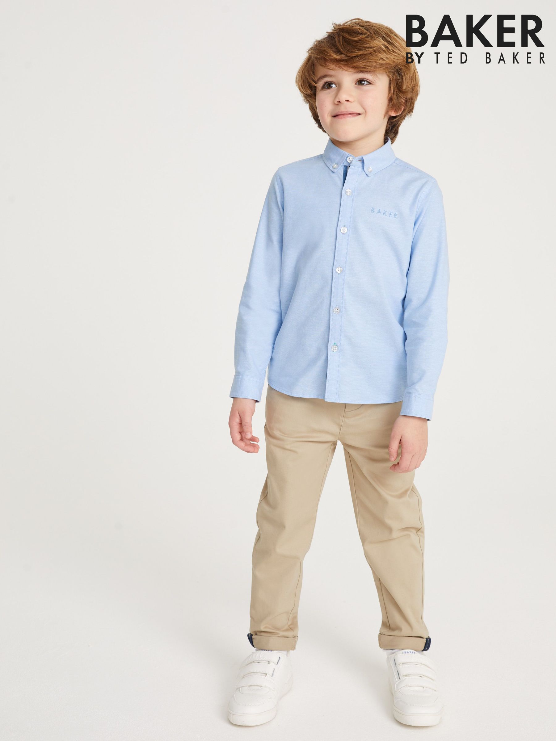 Boys Shirts Baker By Ted Baker Blue Formal Next Oman