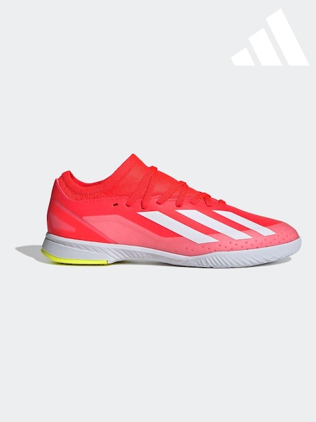 adidas Red/White Football X Crazyfast League Indoor Kids Boots (U66802) | €27