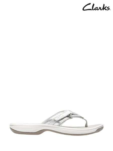 Argint/Argintiu - Sandale Clarks Brinkley Sea (U66989) | 125 LEI