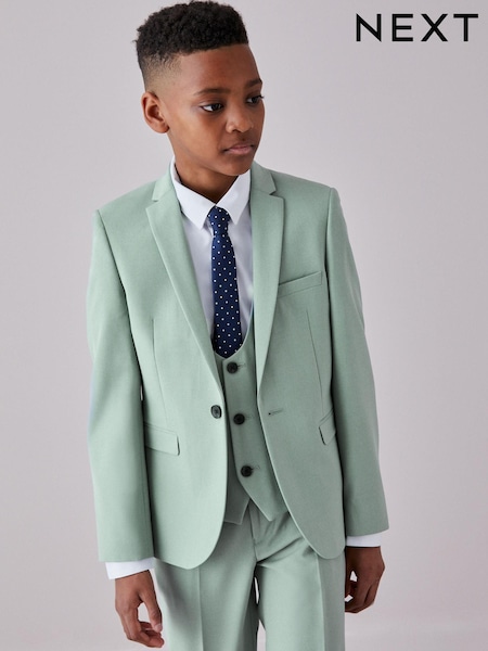 Sage Green Hunkemöller Red Short Fleece Embossed Robe Dressing Gown (12mths-16yrs) (U68251) | €21 - €28