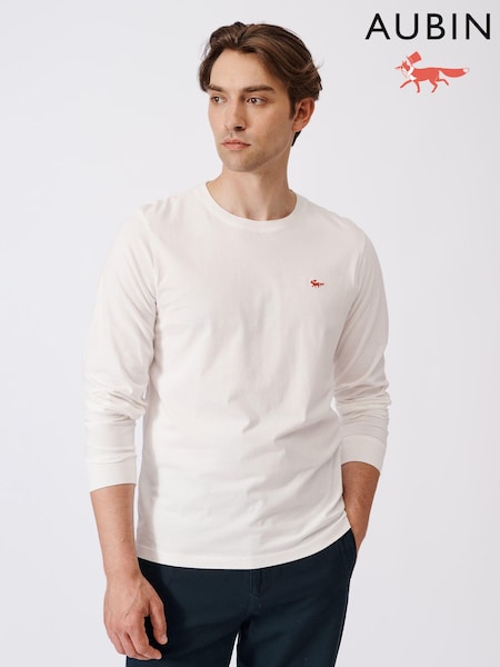 Aubin Buttermere Cotton Long Sleeve T-Shirt (U68905) | €59