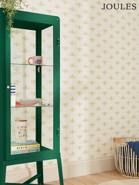 Joules Blockdruck-Tapete Biene, 10M (U71156) | 74 €
