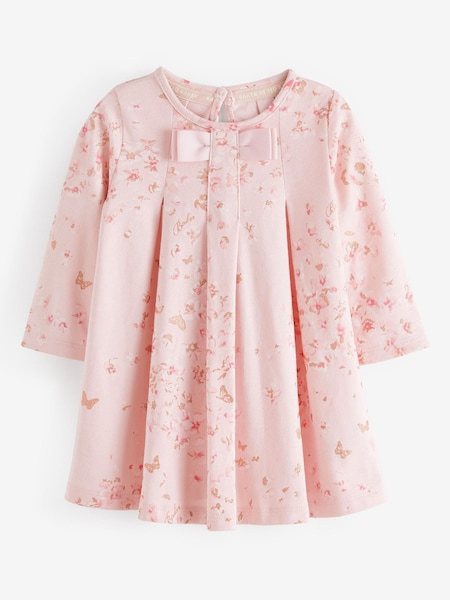 Baker by Ted Baker Pink Glitter Jersey Dress (U71195) | 18 € - 20 €