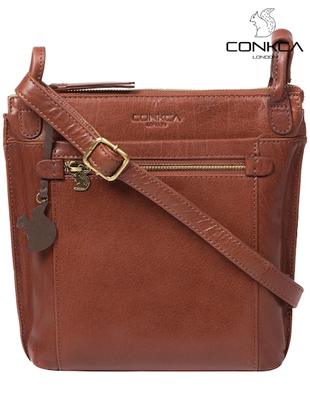 Conkca Rego Leather Cross Body Bag (U71249) | AED320