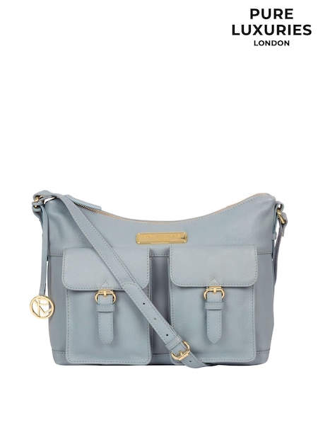 Pure Luxuries London Jenna Leather Shoulder Bag (U71260) | €78